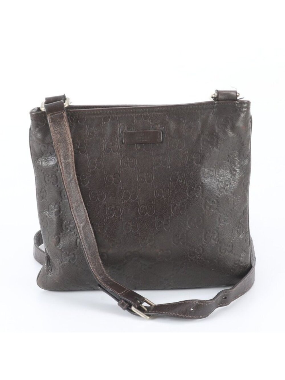 Gucci Guccissima Leather Shoulder Bag Crossbody Messenger Business